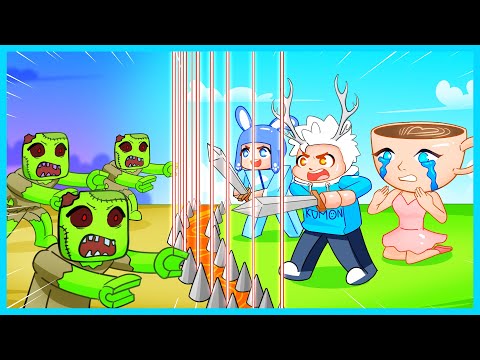 Buat RUMAH PALING AMAN Untuk Melindungi BRAINROT Dari ZOMBIE!