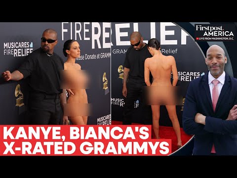 Grammys 2025: Kanye West, Bianca Censori & Jaden Smith Steal the Show | Firstpost America | N18G