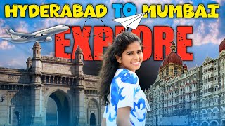 Hyderabad to Mumbai On flight ✈️. || Manasa Dabbadi || Vlog |Mumbai. | #mumbai #explore #vlogstelugu