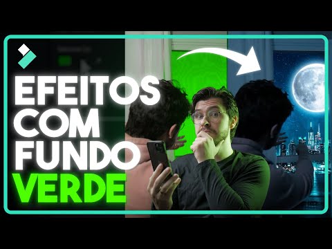 Como ter CRIATIVIDADE SEM LIMITES usando CHROMA KEY | Truques com Tela Verde no Filmora