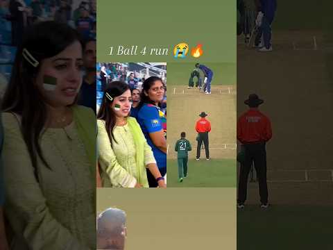 India vs Pakistan 1 ball need 4 run #viratkohli #virat #rohitsharma #viralvideo #trending #trend🤣🙏