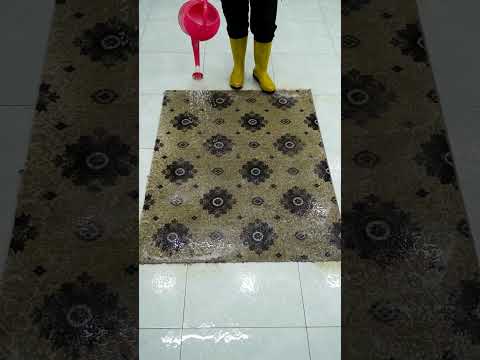 The carpet that was wrinkled has returned to its original state