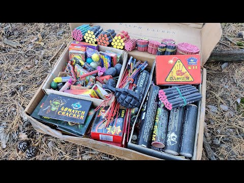 ✅🔥 ВЗОРВАЛ ЯЩИК ПЕТАРД НА ПОЛЯНЕ🔥🧨Тест большой Петарды 💣 Моя Пиротехника🔴НЕВЕРОЯТНО МОЩНЫЕ ПЕТАРДЫ
