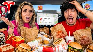 LA TESLA DECIDE COSA MANGIAMO PER 24 ORE!
