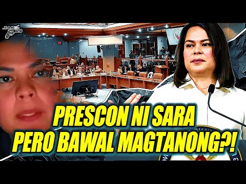 TILA MAAMONG TUPA! SARA, IBANG IBA ANG IPINAKITA SA PRESCON!