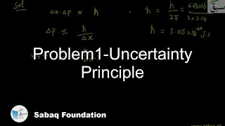 Problem1-Uncertainty Principle