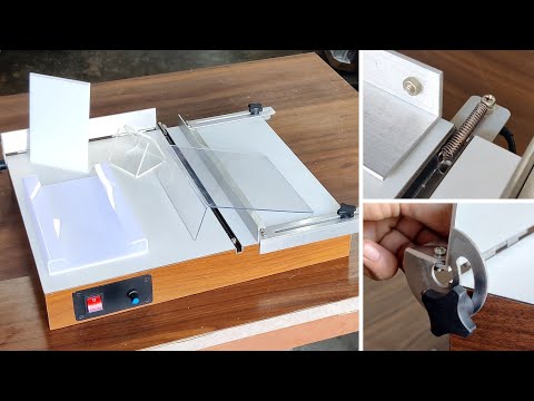 How To Make Acrylic Bending Machine || DIY PVC Sheet Bender