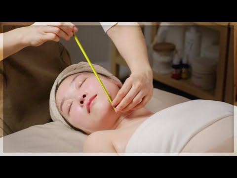 ASMR 😪 한국+일본 피부관리 콜라보! 나고야에서 경험한 초특급 힐링 마사지 💆🏻‍♀️✨