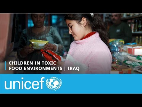 YouTube video thumbnail: Children in Iraq's Toxic Food Environments