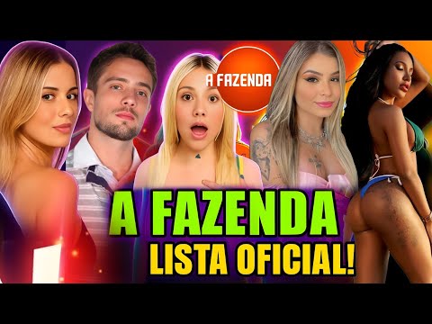 VAZOU! OS NOMES OFICIAIS DE A FAZENDA 17 PARTICIPANTES SURPREENDENTES! Lucas Lucco, Metturo