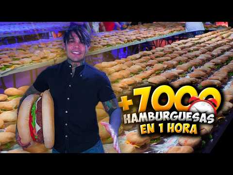 Hicimos 10.500 hamburguesas, las REGALAMOS y rompimos un récord | Yeferson Cossio