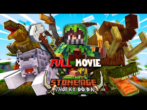 HÀNH TRÌNH 300 NGÀY XÂY DỰNG XÃ HỘI NGUYÊN THỦY TRONG MINECRAFT THỜI KỲ ĐỒ ĐÁ [FULL MOVIE]