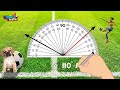 Measuring Angles with Protractors