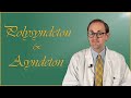Polysyndeton and Asyndeton Effects
