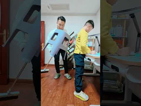 father taught the child how to study for longer time #shortsvideo