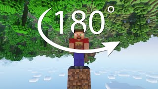Minecraft mais tout est retourné