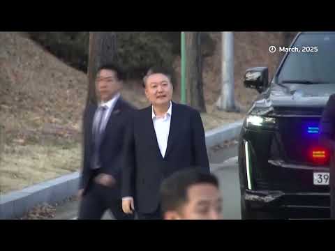 YouTube video thumbnail: South Korea Court to Hold Hearing on ex-Leader Yoon's Detention Warrant 