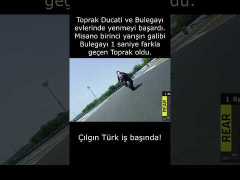 #toprakrazgatlıoğlu #misano da evlerinde #ducati ve Bulegayı yendi! #wsbk #shorts
