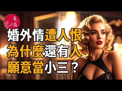 婚外情這麼遭人恨，為什麼還有人願意當小三？從【心理學】出發杜絕防範#雞湯 #美文 #故事 #情感 #美篇 #兩性關係