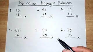 Belajar Matematika | Perkalian Bilangan Puluhan