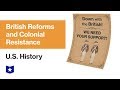 Colonial Resistance and Revolutionary Events