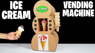 DIY How to Make Ice Cream Machine from Cardboard at Home