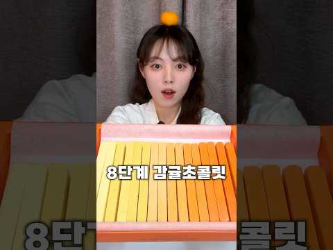제주도에서만 파는 8단계 감귤초콜릿?!🍊🍫#간식 #리뷰