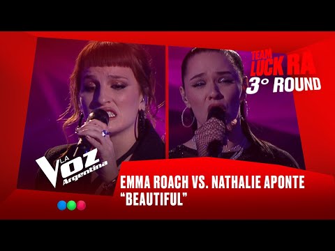 Emma Roach vs. Nathalie Aponte - “Beautiful” - Team Luck Ra - 3° Round - La Voz Argentina 2025