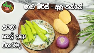 මාළු මිරිස් - අල කන්නේ උයලා තෙල් දාලා විතරද? අද මෙහෙමත් හදලා බලන්න  | Capsicum
