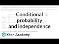 Exploring Conditional Probability and Independence