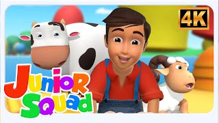 المزارع في الوادي | Junior Squad أغنية للأطفال في بالعربية