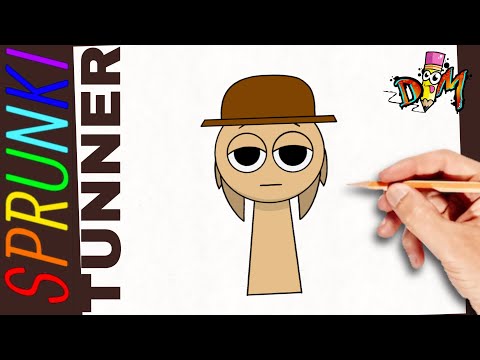 Como Dibujar a TUNNER de SPRUNKI INCREDIBOX | paso a paso | how to draw tunner from sprunki