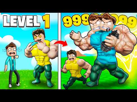 EAT A BODYBUILDER SIMULATOR IN ROBLOX !!