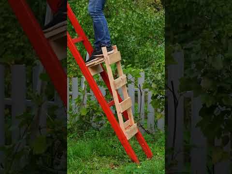 🔧 Esta Escalera De Jardín Se Convierte En Un Andamio 🔧