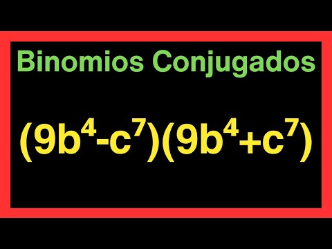 ✅👉Binomios Conjugados  ✅ Productos notables