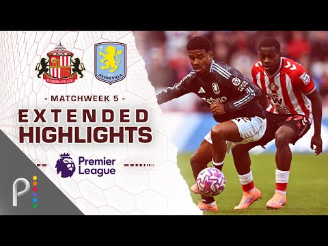 Sunderland v. Aston Villa | PREMIER LEAGUE HIGHLIGHTS | 9/21/2025 | NBC Sports