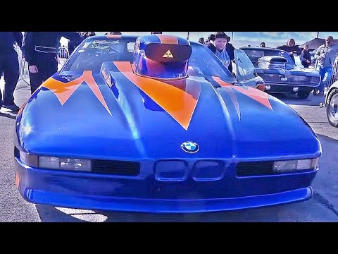 BMW 850i Sound Acceleration ( Dragster )