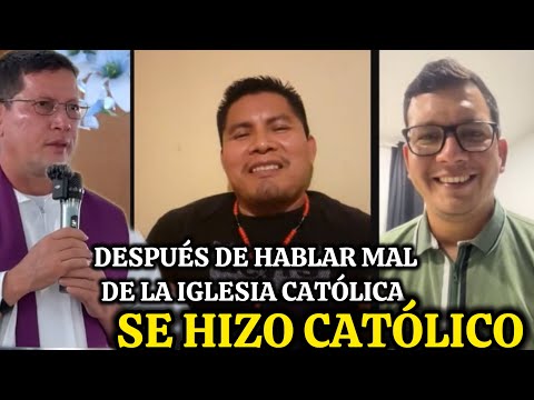 🚨PROTESTANTE confiesa Que ABRIÓ YOUTUBE y estaba el Padre Luis Toro 😱Y SE COMVIRTIÓ