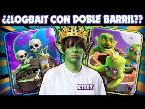 ¡¡ESTE ES EL NUEVO MAZO DE LOGBAIT CON DOBLE BARRIL QUE TODOS TEMEN ENFRENTAR! #beniju #clashroyale
