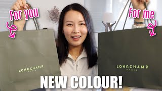 Longchamp double unboxing! My new baby bag & this NEW colour is😍💯