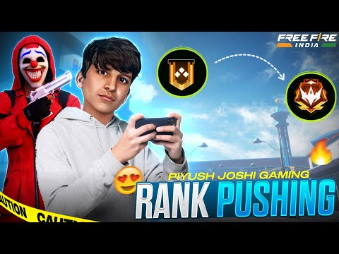 RANK PUSH TO GRANDMASTER!!🔥 VERY HARD😨I FREE FIRE🔥