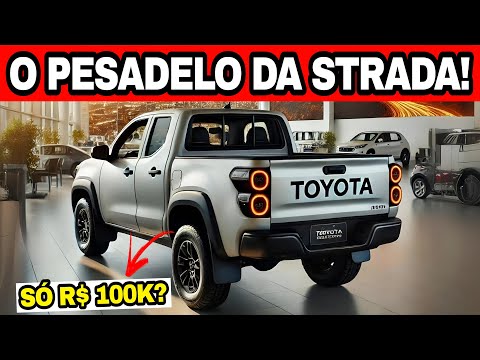 🚨 NOVA PICAPE DE TRABALHO DE R$ 100 MIL DA TOYOTA NO BRASIL!