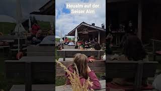 Die wunderschöne Heualm auf der Seiser Alm- traumhaft schön #dolomiten #suedtirol