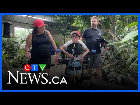 YouTube video thumbnail: Canadian Startup Helps Kids Take Their First Steps