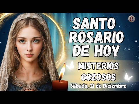 SANTO ROSARIO CORTO📿 DE HOY. MISTERIOS GOZOSOS. SÁBADO, 21 DE DICIEMBRE. #rosario