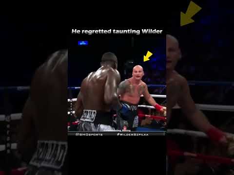 He regretted taunting Wilder #boxing #fyp