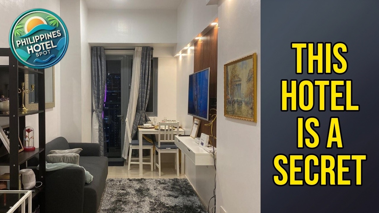 Condo in Mandaluyong, near Ortigas Megamal BGC - This Hotel Is a Secret | Manila, Philippines🏩