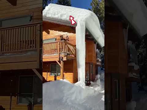 Snow-Covered Backyard 😱
