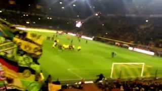 BVB. Süd-Akion. Nach dem Spiel gegen Hoffenheim. Die besten Fans der Welt.