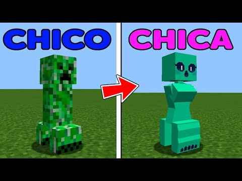 Mobs de Minecraft SI FUESEN CHICAS 😱
